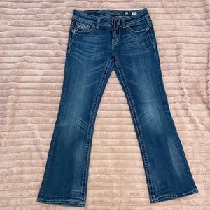 Miss Me Dark Blue Boot Cut Jeans 29 x 31